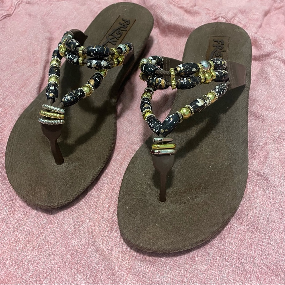 2 for $10 Frisky Beaded Sandals